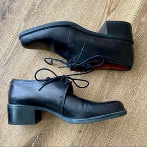 Vintage leather oxfords